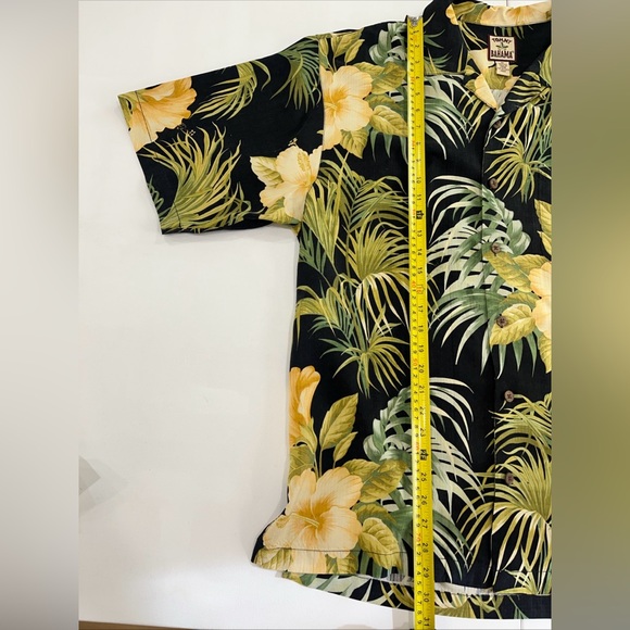 Tommy Bahama Hawaiian Floral Print 100% Silk Casual Camp Shirt Men’s M - Picture 9 of 15